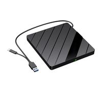 7-in-1 External CD DVD Drive for Laptop Multi-functional DVD Burner With USB 3.0 and Type-C Portable Portable Optical Disk Drive for Windows11/10/Mac OS/Macbook/Vista/Linux