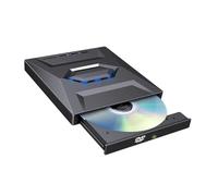 7 In 1 External USB DVD Drive & Blu Ray Player USB 3.0 Type C Portable CD DVD ROM Rw Burner Writer With 3 USB Ports Sd/Tf Card Slots For Laptop Desktop Mac MacBook Windows 11/10/ (Navy, 20CM)