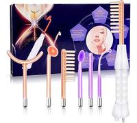 7 in 1 High Frequency Machine Wand Portable Handheld Facial Skin Care Rod Device,Mixed Light