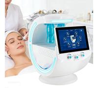 7-in-1 Hydrogen Oxygen Facials Care Machine, Vacuum Cleaning Jet, Professional Facials Care Device, for Improving The Quality of Skin, Household Salon, Personal Home Use, Dorm