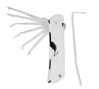 7 in 1 Lock Pick, Lock Picking Kit with Multiple Tools, Portable Tool, Compact and Portable Design for Beginners, Locksmith Training and Emergency Use