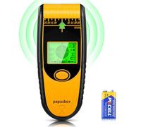 7 in 1 Magnetic Stud Detector - Multi-Function Electronic Wall Scanner with Battery and HD LCD Display for Wood Beam Center Bracket Metal and AC Wire Detection