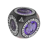 7-in-1 Metal Dice Set, Standard Geometric Rotating Game Dice for Board Games, Classroom Activities, Travel Games, and Family Entertainment, Metal Construction for Teens, Couples, and Adult Gat