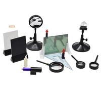7-in-1 Optics Experiment Kit, Light Imaging & Refraction Demonstration Set With Prism, Lenses And Mirrors, Geometric Teaching Apparatus