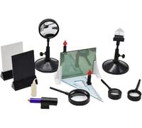 7-in-1 Optics Experiment Kit, Light Imaging & Refraction Demonstration Set With Prism, Lenses And Mirrors, Geometric Teaching Apparatus, Physical Physics Lab Equipment For Student