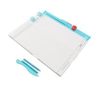 7 in 1 Paper Trimmer Scoring Board, Craft Paper Cutter and Scoring Tool, Multifunctional Trim and Score Board with 12.2in Cutting Width for Card Making Envelopes Boxes