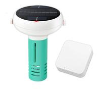 7 in 1 Pool Water Testing Device - CL, pH, EC, TDS, ORP, Temp, Salinity - APP Digital Display for Above Ground/Inground/Saltwater Pools, Hot Tubs & Spas