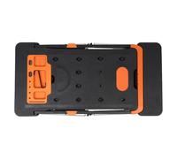 7-in-1 Portable Folding Workbench with Wheels Multi-Functional Garage Cart Includes Scaffolding Platform Auto Ramp and Hand Truck for Easy Mobility