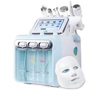 7 in 1 Professional Hydro Peeling Hydrodermabrasion Machines, Hydrogen Oxygen Bubble Facial Device, Hydro Peeling Skin Care Device Hydration Deep Cleansing Vacuum Blackhead Remover Skin Scrubber