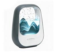 7-in-1 Rain Drop White Noise Machine & Bluetooth Speaker - Sleep Aid Device with Rain Sounds, Ambient Light, Humidifier, Aroma Diffuser & Meditation Mode for Bedroom Relaxation and Stress Relief