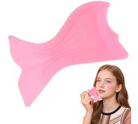 7-in-1 Silicone Eyeliner Stencil Tool for Defined Eye Makeup - Reusable Mascara Shield, Eyebrow Shaper, and Blush Applicator for Beginners and Professionals (Pink)