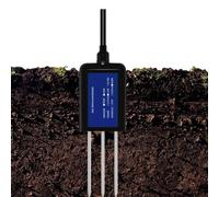 7-in-1 Soil Npk Meter with Ph Temp Moisture Sensor Ip68 Waterproofed Soil Tester for Garden Greenhouse Farming Memory Function Black(3-in-1)