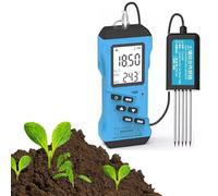 7-in-1 Soil Tester for Gardening and Agriculture, Measures Nitrogen, Phosphorus, Potassium, pH, Moisture, Nutrient Conductivity, and EC for Healthy Plant Growth