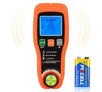 7-in-1 Stud Finder Wall Scanner - Digital Wire & Metal Detector with LCD Display, Live AC Wire Detection, Wood Joist, Pipe, Nail & Bubble Level - Wall Sensor for DIY, Electricians, Home Renovation