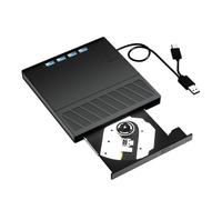 7-in-1 USB3.0 Type-C Portable External Drive BD DVD CD +/-RW Burner Reader with SD TF Card