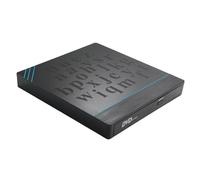 7 In 1 USB3.0 TypeC Slim External DVD RW CD Writer Drive Burner Reader Player Optical Drives For Laptop PC Space Saving(Black A)