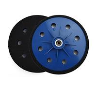 7 in 180 mm 8-Hole Wall Polishing Pad Sanding Disc for Pneumatic Sander, Hook-and-Loop Backing Pad with 6 mm Thread, Wear-Resistant & Reusable for Furniture for AUTO Manufacturing