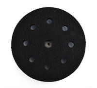 7 in 180mm 8-Hole Wall Polishing Pad for Pneumatic Sander, Backing Disc with 6mm Thread, Compatible with Fleece Sandpaper and Sponge