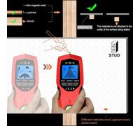 7-in- Wall Stud Detector & Metal Finder with Live AC Wire Detection (220V/50Hz), Bubble Level, LCD Display - for Construction, Renovation & DIY