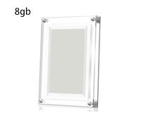 7 Inch Acrylic Digital Electronic Photo 11 * 11 * 12CM/4.33 * 4.33 * 4.72in B7Y3 Frame Video