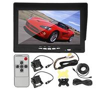 7 Inch AHD HD Dual Screen Driving Recorder, Car Driving Recorder with Starlight Night Vision, Dual Camera Parking Monitor for Truck School Bus 12V - 36V