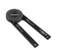 7-Inch Aluminum Protractor Angle Finder for Carpenters, Plumbers & Woodworking - Precision Miter Tool