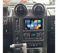 7 Inch Android 15 Car Stereo for Hummer H2 2003-2006 2 Din Car Radio with Wireless CarPlay & Android Auto 2GB RAM 64GB ROM Bluetooth Radio w/Touchscreen GPS Navi FM RDS EQ SWC Backup Camera
