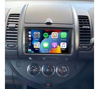 7 Inch Android 15 Car Stereo for Nissan Note 2006-2013 2 Din Car Radio with Wireless CarPlay & Android Auto 2GB RAM 32GB ROM Bluetooth Radio w/Touchscreen GPS Navi FM RDS EQ SWC Backup Camera