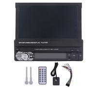 7 Inch Car Radio Multimedia GPS Stereo Receiver with Bluetooth FM Audio Player, Steering Wheel Control Support, 800x480 LED Color Screen, AUX SD USB Inputs, and Universal Mobile