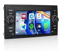 7-inch Car Stereo Radio Android 15 GPS Navigation for Ford Transit 2007-2012 Fiesta 2006-2008 Focus 2005-2008 Kuga 2008-2011 Car Player 2+64G Fit for Carplay Android Auto FM/RDS Radio WiFi Bluetooth