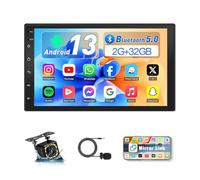 7 Inch Car Stereo Radio for Nissan Xtrail T31 2007-2013 with Wireless Carplay/Android Auto,GPS Nav/Bluetooth 5.0/Wifi/AHD Backup Camera/2+32G