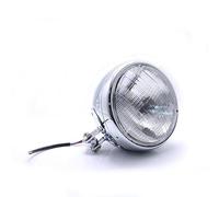 7 inch Chrome Bottom Mount Headlight, Custom Motorcycle, Cafe Racer
