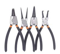 7 inch Circlip Pliers for Removing and Installing Round Snap Locking Rings Hand Tools 1pcs(Inside Elbow)