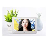 7 Inch Digital Photo Frame, 1024X600 Photo/Music Hd Video Player Calendar Clock Remote Control Gift Wall-Mounted Electronic Photo Album,White