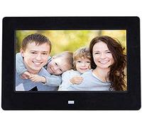 7-inch Digital Photo Frame, High-definition LED Display, Multi-functional Electronic Photo Frame, Highly Practical (Black(hd))
