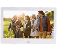 7-inch Digital Photo Frame, High-Definition LED Screen, Clear Image, Multi-Functional Electronic Photo Frame for Home Use (White 7 inches)