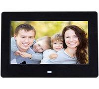 7-inch Digital Photo Frame, Motion Sensor, High-definition LED Display, Electronic Photo Frame That Can Be Switched On and Off Regularly (Black(ips))