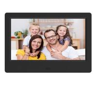 7 Inch Digital Photo Frame， Smart Motion Sensor with Remote Control， Auto On/Off， Slideshow， Wall Mountable (Black,10 Inch)