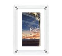 7 Inch Digital Picture Frame, Acrylic Video Frame,Acrylic Digital Photo Frame,4GB Memory, 1200mAh Built-in Battery,Perfect for Home Decor and Heartfelt Gifts(US)