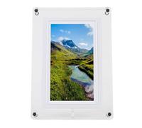 7 Inch Digital Picture Frame, LED Picture Frame with 4G SD, Auto Rotate Acrylic Video Frame, Send Photos From Your Phone, Smart Picture Frame for Home Office