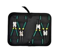 7 Inch Double Purpose Retaining Pliers for Internal External Circlips Ergonomic Carbon Steel Hand Tool with Nonslip Grip High Efficiency Circlip Removal Tool