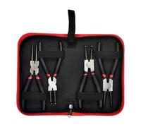 7 Inch Double Purpose Retaining Pliers for Internal External Circlips Ergonomic Carbon Steel Hand Tool with Nonslip Grip High Efficiency Circlip Removal Tool