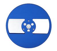7 Inch Empty Reel, Aluminum Alloy 2 Hole Sound Tape Empty Reel, Replacement Part, 184g, for NAB Flange, Universal for Reel to Reel Tape (Blue)