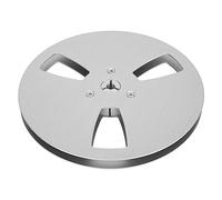 7 Inch Empty Tape Reel, Full Aluminum Blank Tape Reel to Reel Recorder Empty Spool, Pack of 1, for StuderNagra, Black Silver Gold Blue Red (#12)