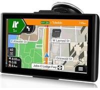 7 Inch GPS Navigation for Car Truck RV - 2025 US Maps, Free Lifetime Updates, Voice Guidance, Speed Alerts, Custom Routes, Touchscreen GPS Navigator