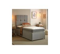 7-Inch Hybrid Sprung Mattress Soft Firmness Deep Quilted Surface Starlight Beds White Small Double