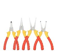 7 Inch Internal External Ring Spring Pliers for Removing and Installing Round Snap Locking Rings Hand Tools 1pcs(External Elbow)