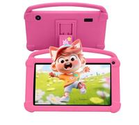 7 inch Kids Tablet, Android Tablet for Kids, 4GB RAM+32GB ROM+1TB Expand, Toddler Tablets with Shockproof Case, Parental Contral, 1024*600 IPS Screen, 3000mAh Battery, Educational, Games, Pink