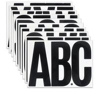 7 Inch Large Bulletin Board Letters Set,10 Sheets Black Waterproof Alphabet