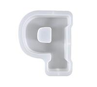 7 inch Large Silicone Resin Letter Molds, 26 Letter Resin Molds for Epoxy Crafts, 3D Alphabet Silicone Mold Candle DIY Mould, Epoxy Resin Casting Art Craft Gypsum Polymer Aromatherapy Mould (P)